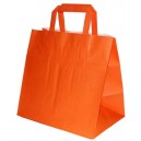 BOLSA ASA PLANA NARANJA 90G. 32+20x23