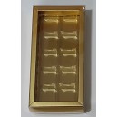 BOMBONERA 10 U. ORO+TAPA PVC 10x21x3 CM