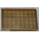 BOMBONERA 40 U. ORO+TAPA PVC 34x21x3 CM