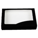 CAJA PANELLETS NEGRA 36x23x3,5 CM